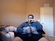 Stroking From Home..... Coworkers Remote Bang Part One