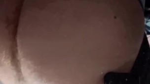 flexing my hairy fat ass