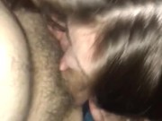 Cheating married Native American princess sucking her white daddy’s dick and drinking the cum 2/16