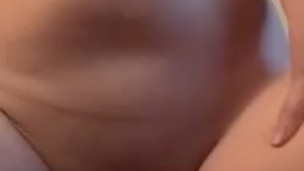 Yummy pussy takes big dildo 