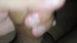 Masturbando Pene 18cm con lubricante