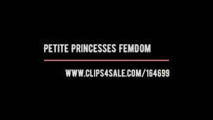 Sofi in Nylon Tights and High Heels Straddling Submissive Boyfriend and Chews Gum [PREVIEW]