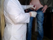 Sexy Plumper Nurse and Cum Analysis 10/16