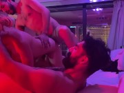 Sexy threesome at the Flamingo in Las Vegas   5/16