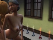 Sex with an alien. The girl arrived from another planet for sex | whims sims 15/16