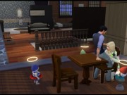 Sex with an alien. The girl arrived from another planet for sex | whims sims 3/16