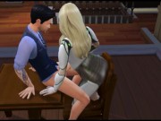 Sex with an alien. The girl arrived from another planet for sex | whims sims 4/16