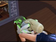 Sex with an alien. The girl arrived from another planet for sex | whims sims 5/16