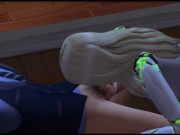 Sex with an alien. The girl arrived from another planet for sex | whims sims 7/16