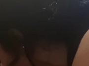 GIRL GIVES SLOPPY WET HEAD , CHOKES 