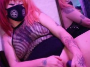 Cosplayer Secretly Masturbates Feet Away From Boyfriend 4/16