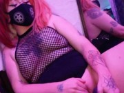 Cosplayer Secretly Masturbates Feet Away From Boyfriend 6/16