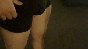 My dick outside of my underwear