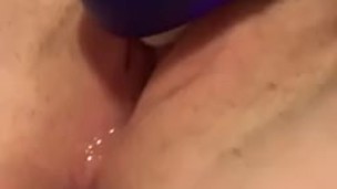 TRYING OUT NEW TOY!! INTENSE SOLO CREAMPIE