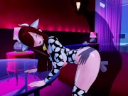 FAIRY TAIL ERZA SCARLET COW CLOTHING (3D HENTAI) 16/16