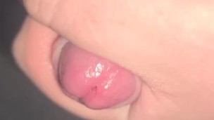 19 Year old's quick play with my tight cock after a steamy shower