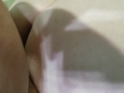 Cumming on big round ass and bald pussy 11/16