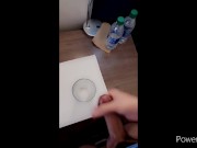 Cumming in a cup