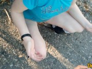 fucked a cute schoolgirl on a motorcycle and came in her mouth and on her face 11/16