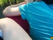 fucked a cute schoolgirl on a motorcycle and came in her mouth and on her face 8/16