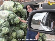CarneDelMercado - Julia Cruz Slutty Latina Colombiana Teen Rough Outdoor Threesome - MAMACITAZ 1/16