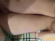 Рыжей девушке лижут киску, а потом кончают в нее 13/16