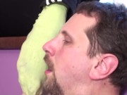 blond model want him sniff her green socks 11/16