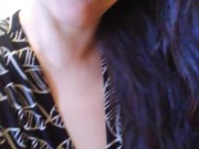 Farting Hairy Pussy Fart Queen Slut PinkMoonLust Wears Black & White Dress on Toilet PISS PEE FARTS 