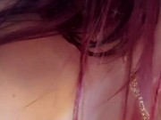 Fucking whit open door exhib cars around 16/16