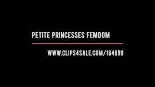 Cruel Young Mistress In Latex - Deep Foot Gagging Domination [PREVIEW]