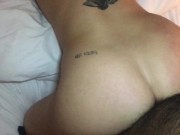 POV fat ass takes backshots 8/16