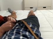 CARA PRECIOSA LAME SENSUALMENTE LA POLLA HASTA RECIBIR ESPERMA 1/16