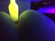 Glow-in-dark anal plug 9/16