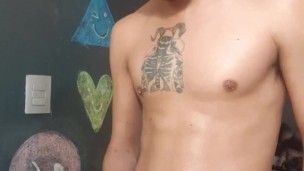 skin twink jerking off