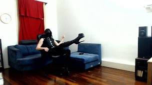 Femboy in stockings and Heels
