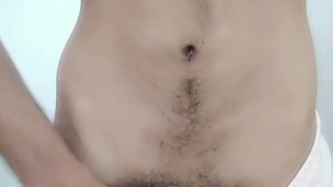 Boy wearing women panty and handjob with cumshot