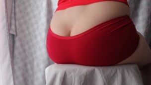 THE PANTIES DON'T FIT / BUTTCRACK / IGNORE / PANTS DOWN / RED PANTIES FETISH