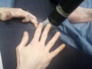 vacuum cleaner sucks clit though yoga pants loud moaning 10/16