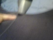 vacuum cleaner sucks clit though yoga pants loud moaning 7/16