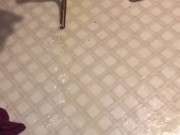 I pissed across the laundry room 