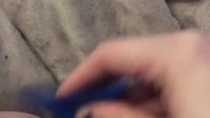fucking my pussy with my dildo