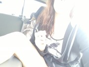 pussy out in public for car ride 3/16