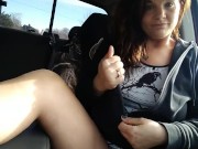 pussy out in public for car ride 6/16