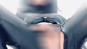 Crossdresser sissy dildo solo play