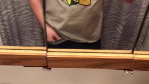 Caught Jerking Off in Bathroom!