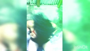 Gorda transexual bailando poseída por el demonio