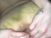 Small Petite Wife Spreads Pussy and Ass On Her Birthday 10/16