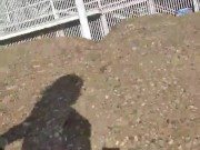 Blowjob , suck tits and footjob in public avenue of colombian park 14/16