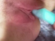 Getting my Hot small gf off with help of her vibrator 8/16