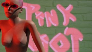 Kinky pink riot dances and masturbate in public